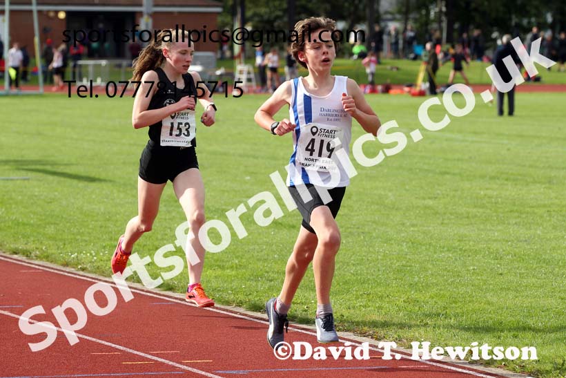 3000 metres, NECAA Open Meeting, Morpeth, Sunday, September 27th. David T. Hewitson/Sports for All Pics